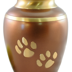 Brass Pet Urn - Large