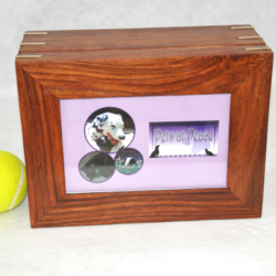 Wood Photo Urn - Large