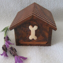 Wooden Kennel Urn - X-Small